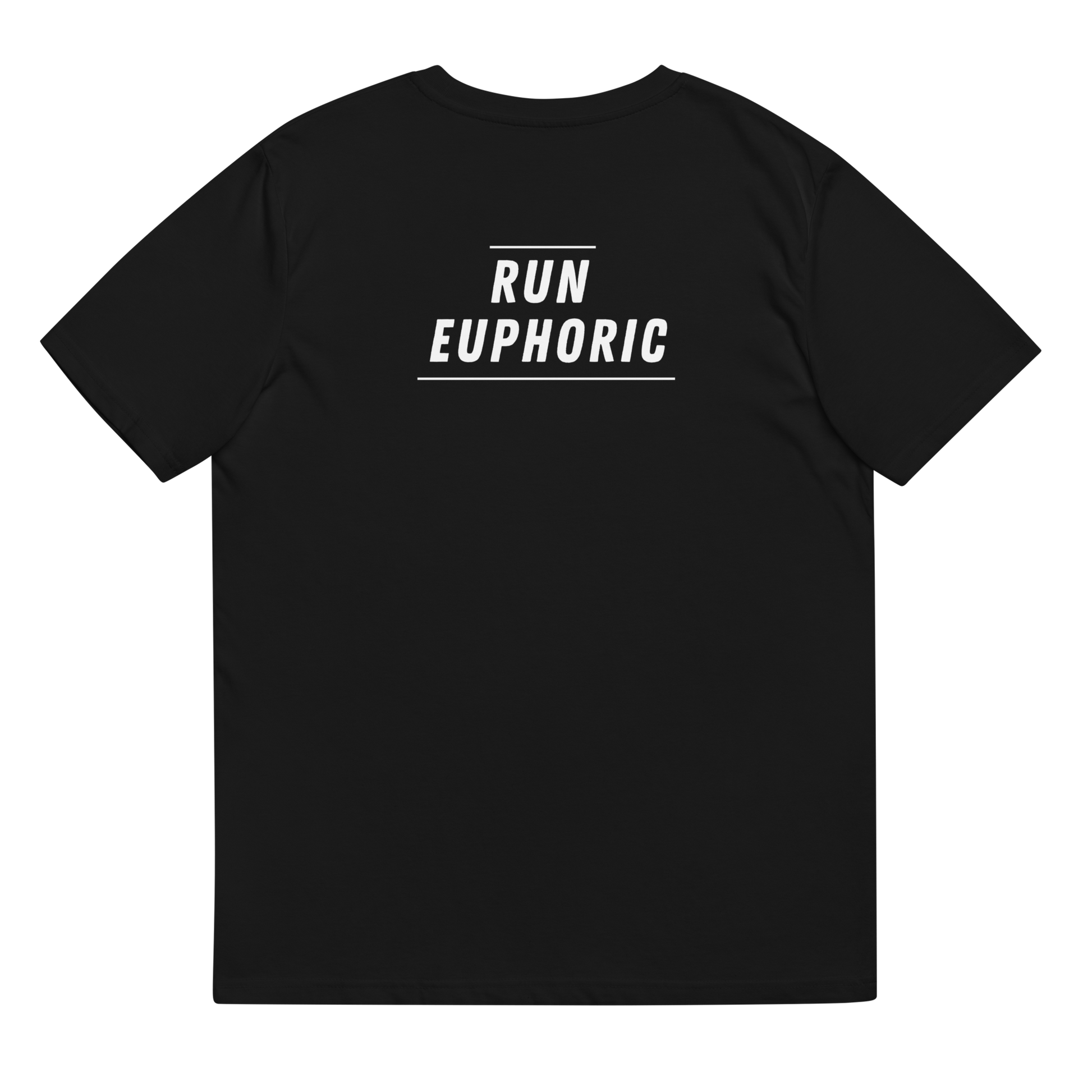 Unisex organic ribbed neck t-shirt