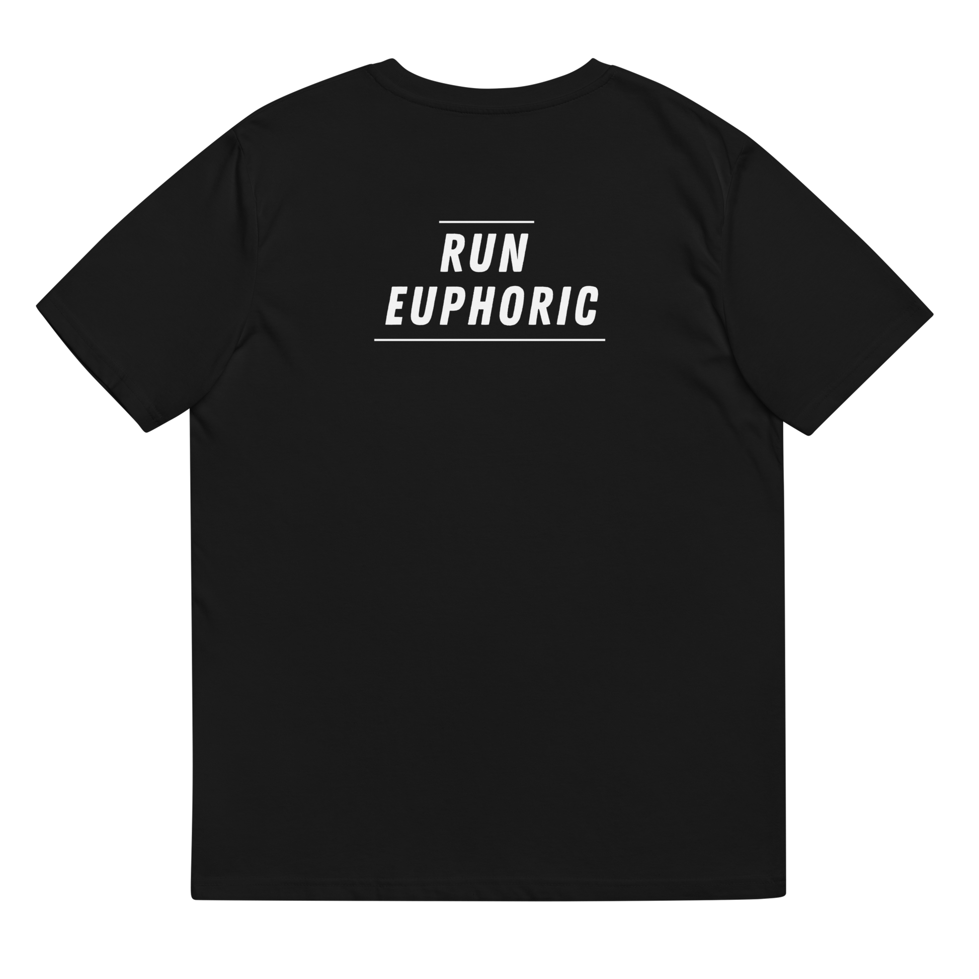 Unisex organic ribbed neck t-shirt