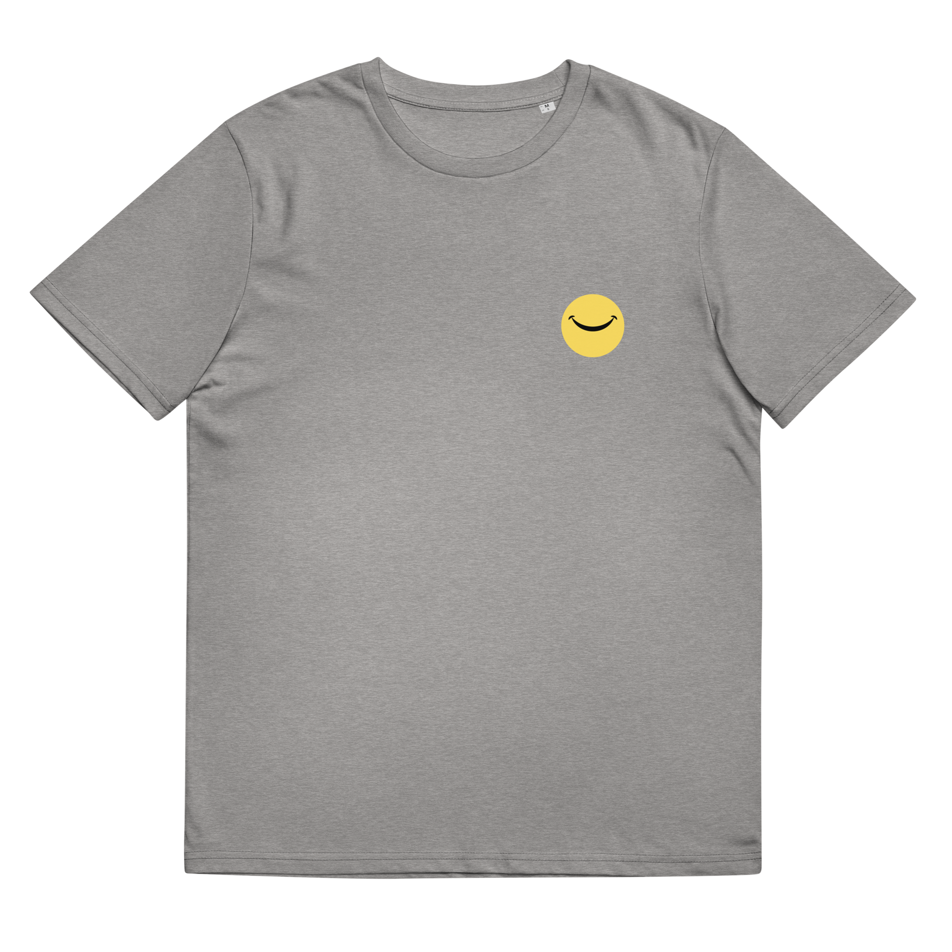 Unisex organic ribbed neck t-shirt