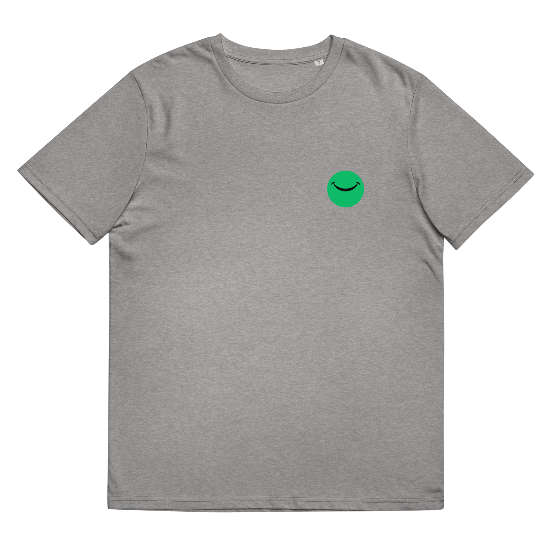 Unisex organic ribbed neck t-shirt