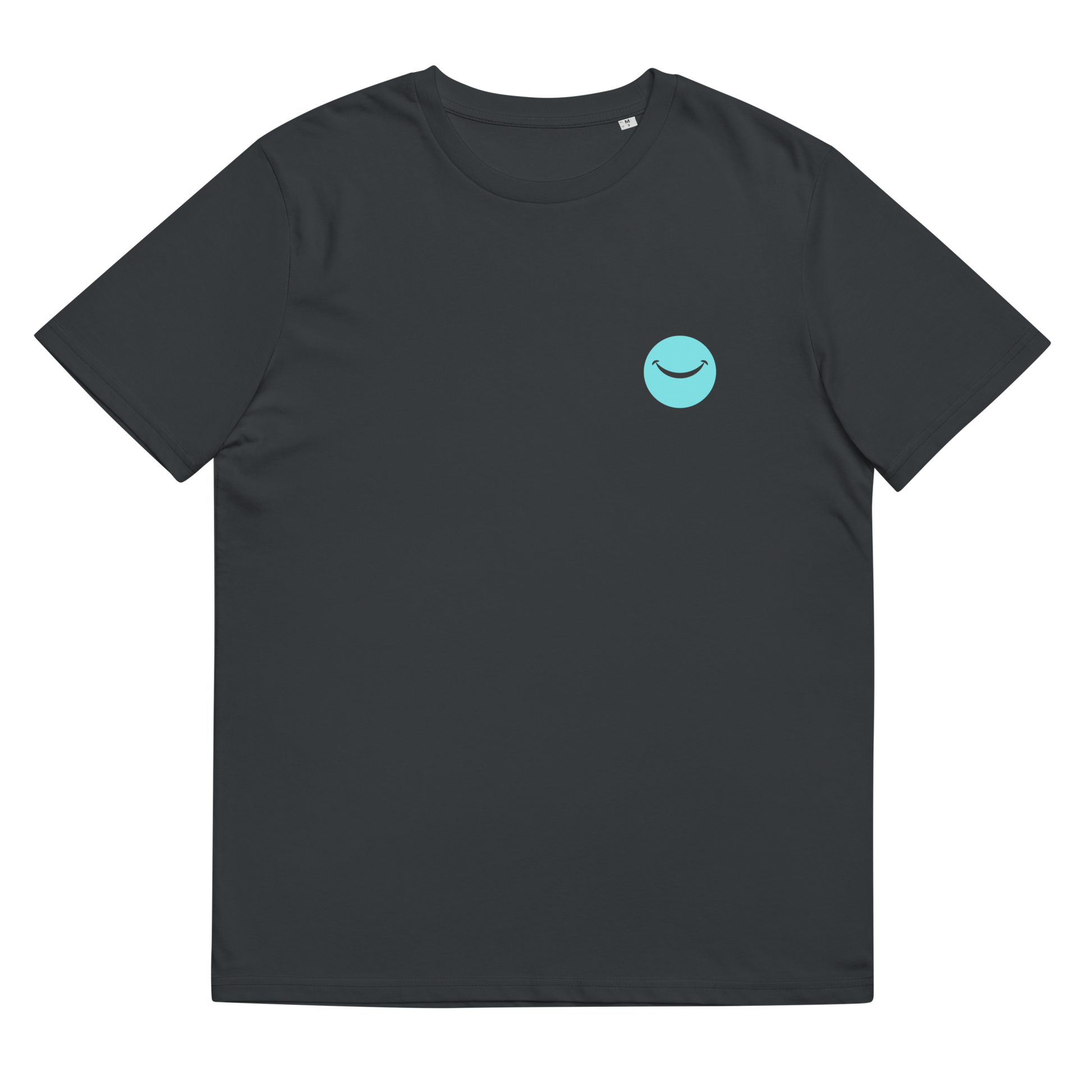 Unisex organic ribbed neck t-shirt